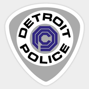 Police Detroit Sticker